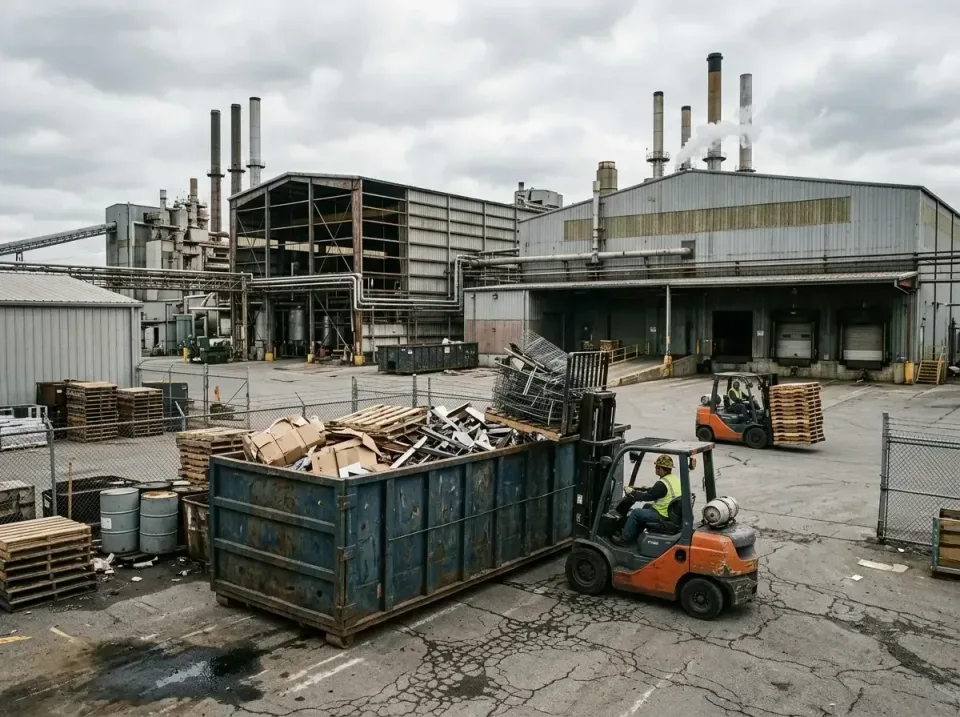 industrial-factory-scrap-conta-003 — frequently asked questions, Cheap Roll-off Dumpster Rentals in Reading, OH
